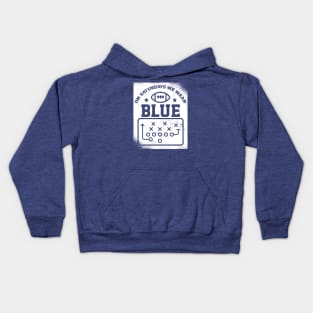 On Saturdays We Wear Blue // Vintage School Spirit // Go Blue Kids Hoodie